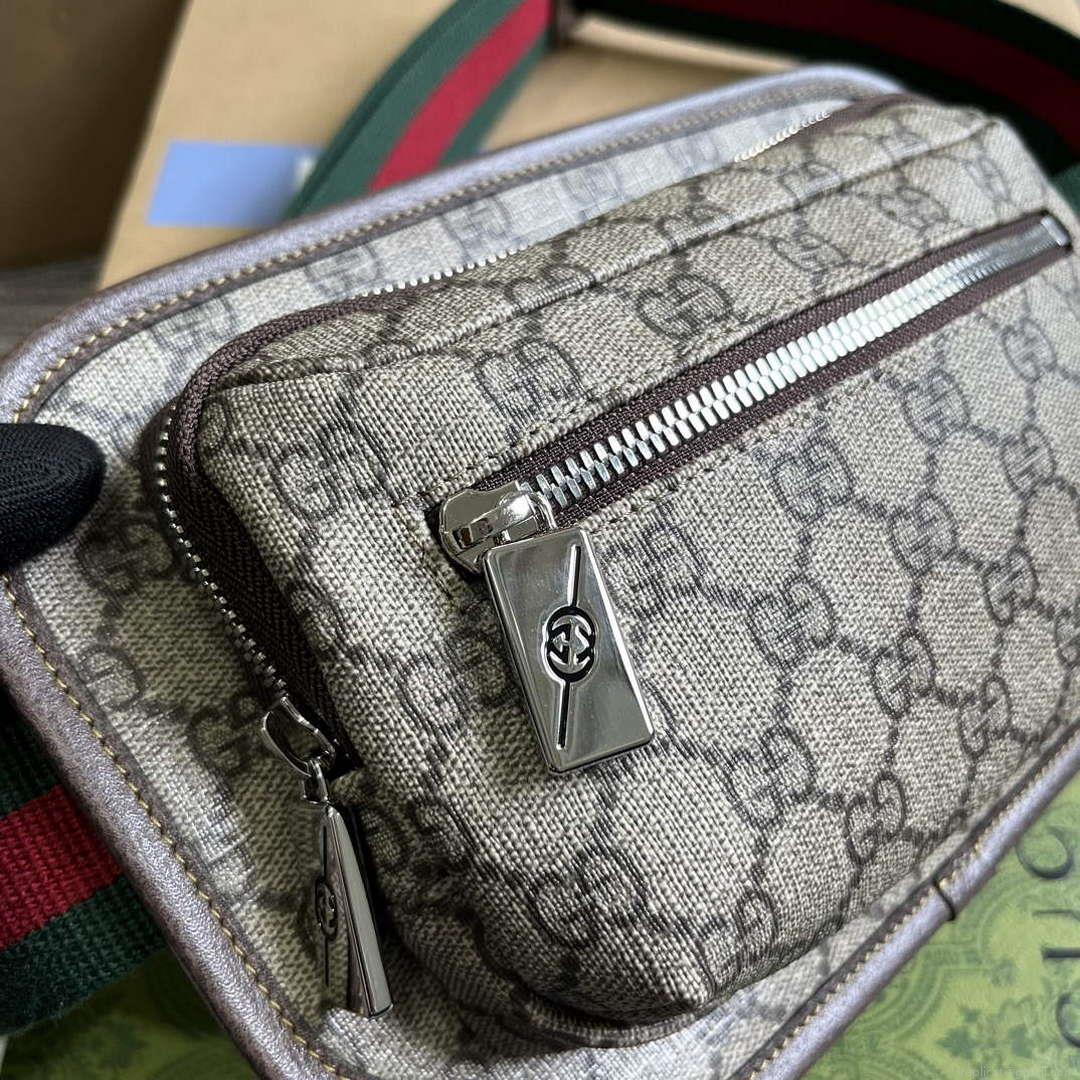 Gucci 760217 GG Belt Bag Brown