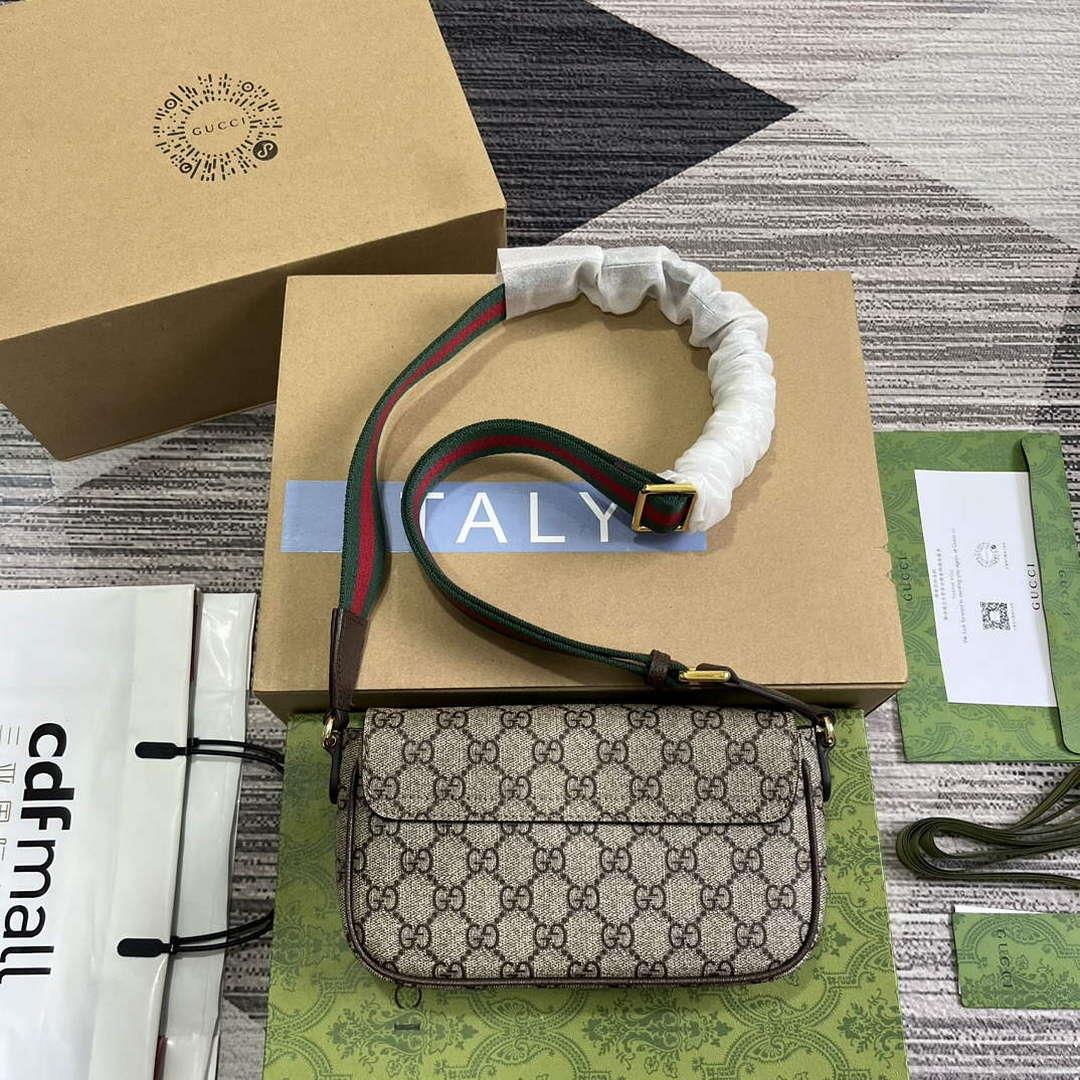 Gucci 764961 Ophidia Mini Bag Brown