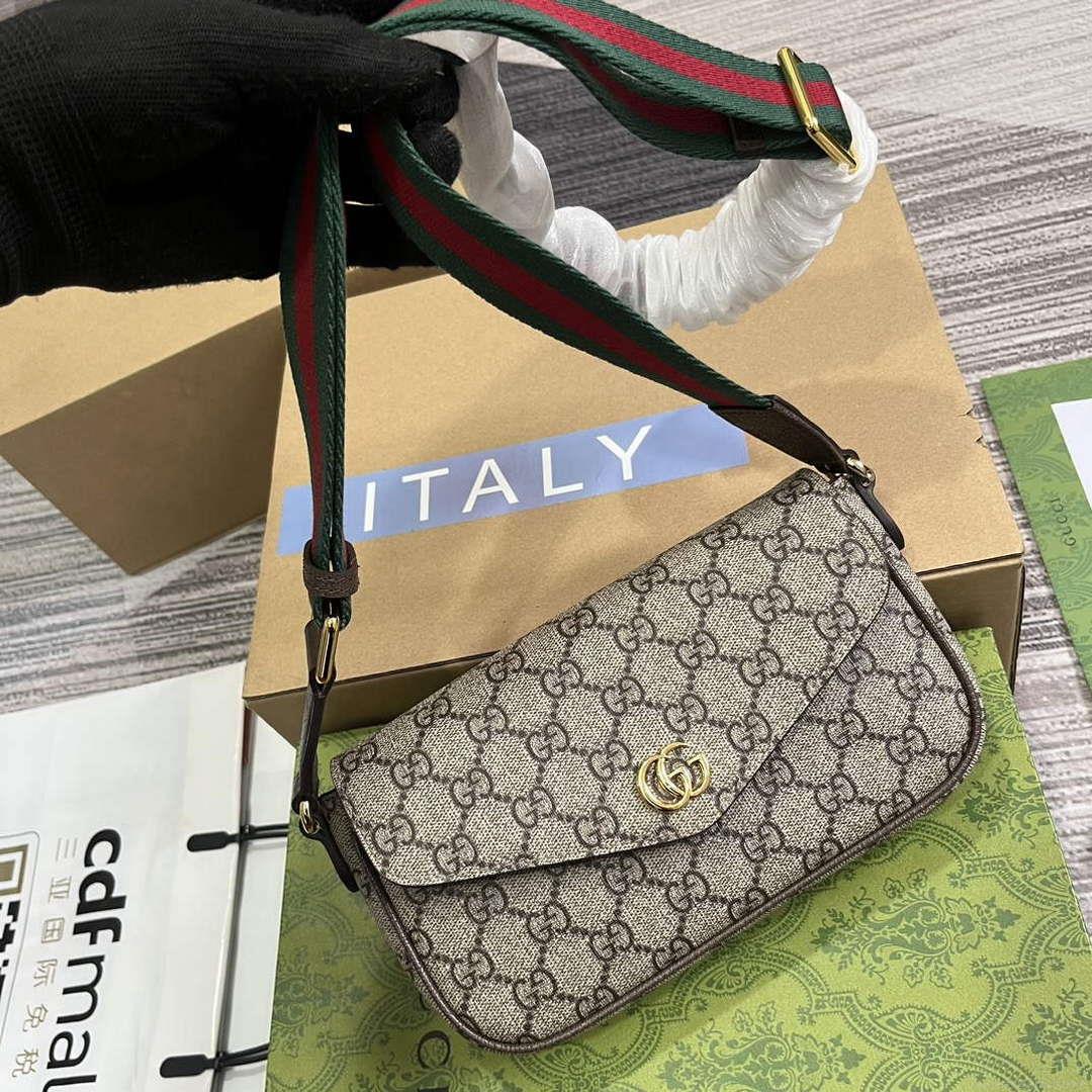 Gucci 764961 Ophidia Mini Bag Brown