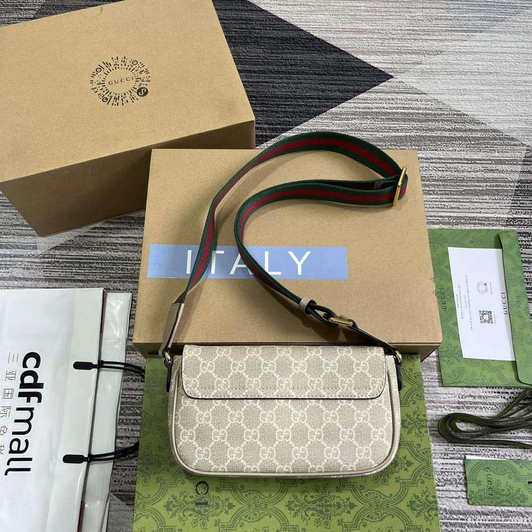 Gucci 764961 Ophidia Mini Bag Oatmeal