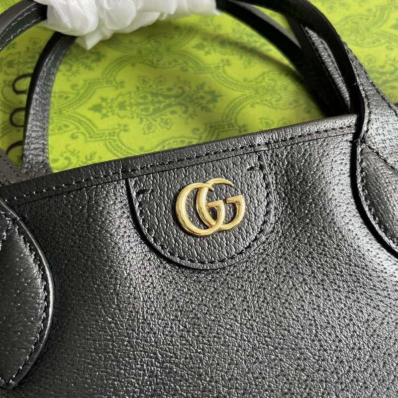 Gucci 739730 Ophidia Medium Tote Bag Black leather
