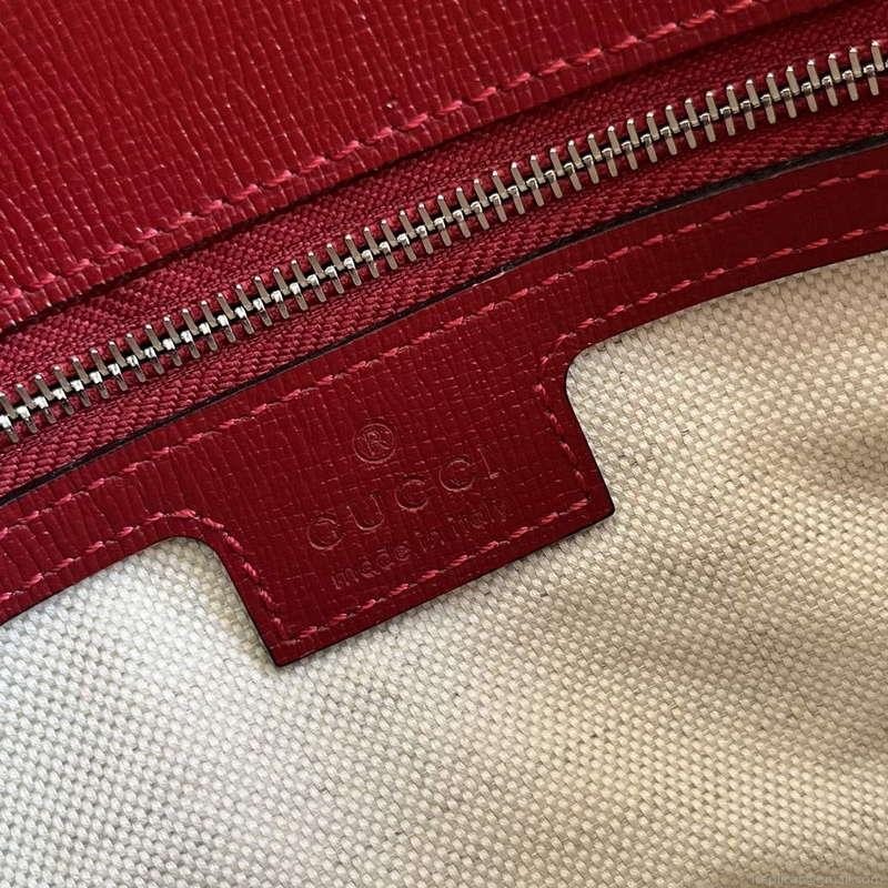Gucci 764155 Gucci Horsebit 1955 Shoulder Bag Red