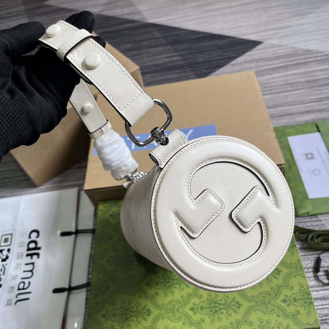 Gucci 760169 Gucci Blondie Small Shoulder Bag White