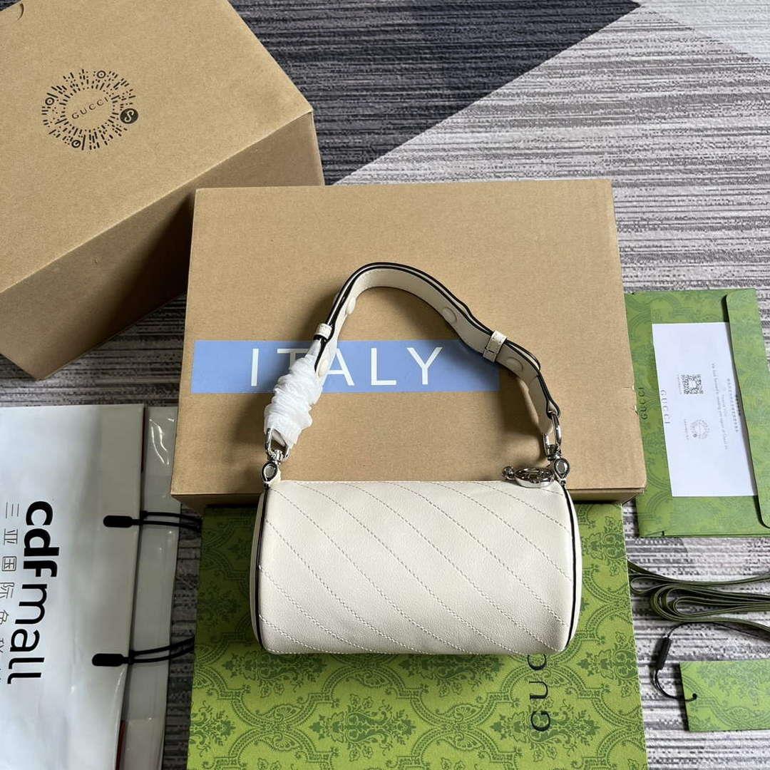Gucci 760170 Gucci Blondie Mini Shoulder Bag White