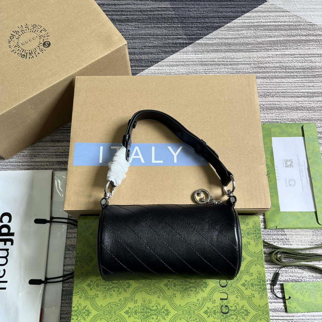 Gucci 760170 Gucci Blondie Mini Shoulder Bag Black
