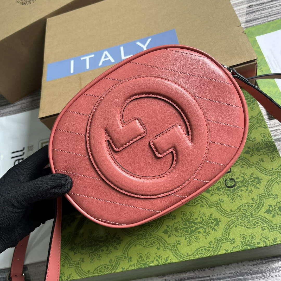 Gucci 760175 Blondie Mini Shoulder Bag Pink