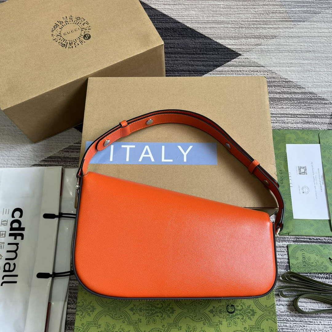 Gucci 764155 Gucci Horsebit 1955 Shoulder Bag Orange