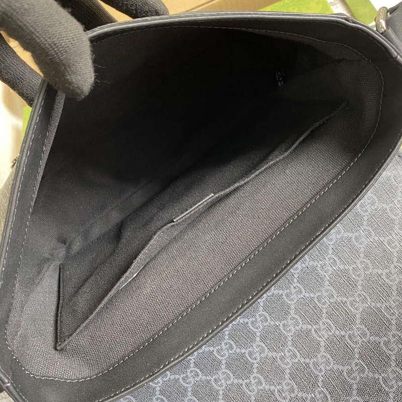 Gucci 658542 GG Messenger Bag Black