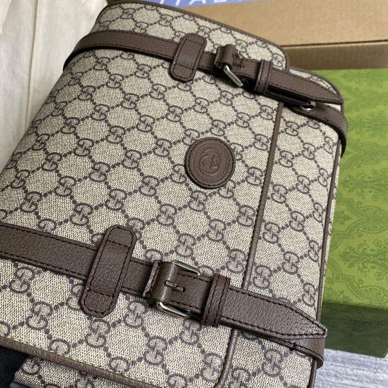 Gucci 658542 GG Messenger Bag Brown