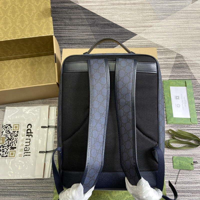 Gucci 745718 Ophidia GG Medium Backpack Blue