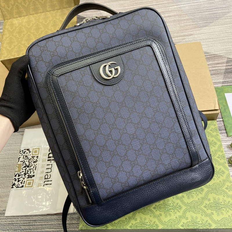 Gucci 745718 Ophidia GG Medium Backpack Blue