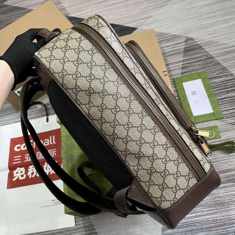 Gucci 745718 Ophidia GG Medium Backpack Brown