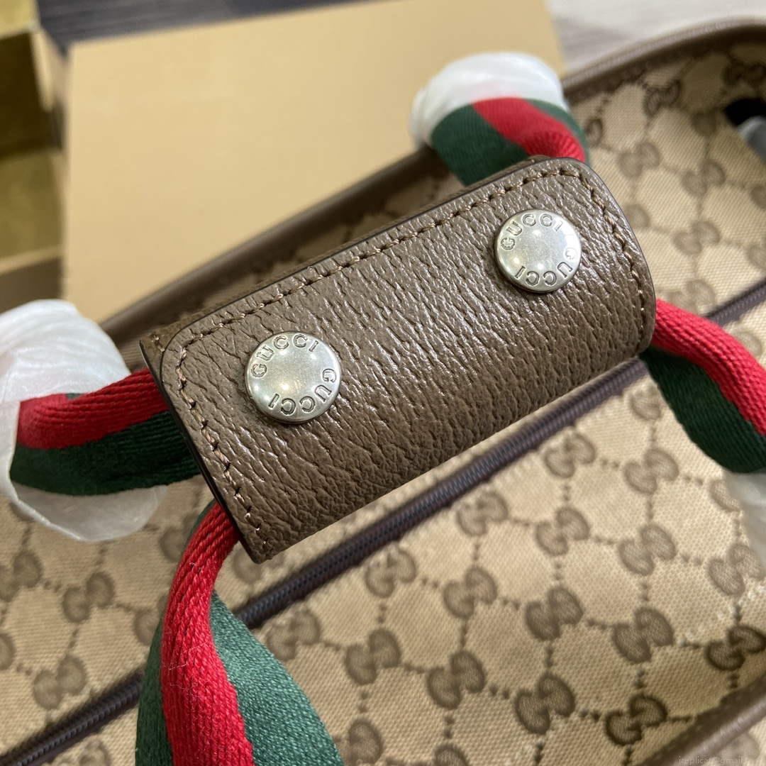 Gucci 768116 Original GG Diaper Bag Brown