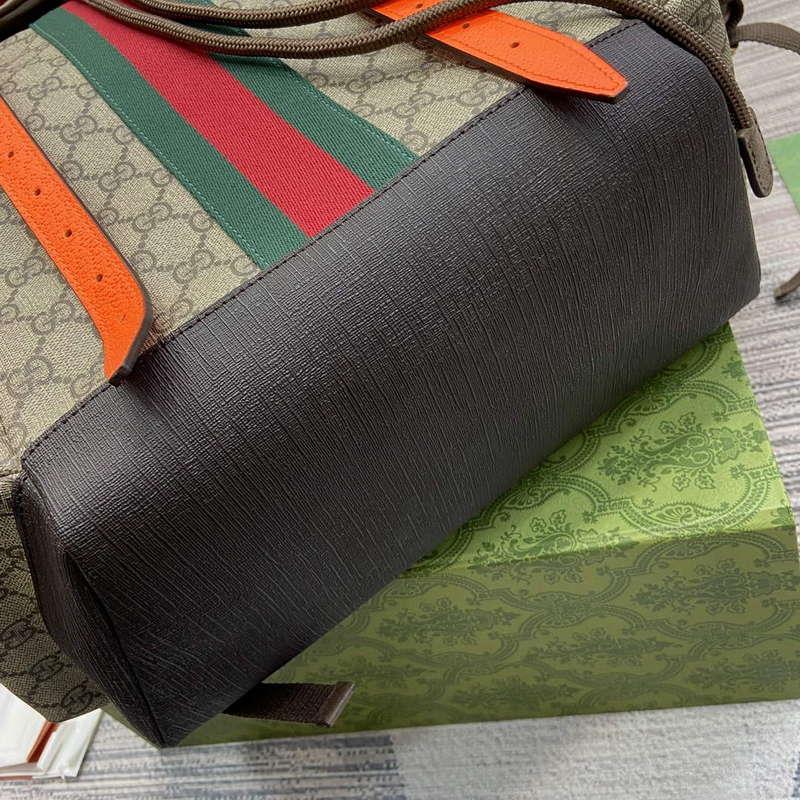 Gucci 598140 Ophidia GG Medium Backpack Bright orange