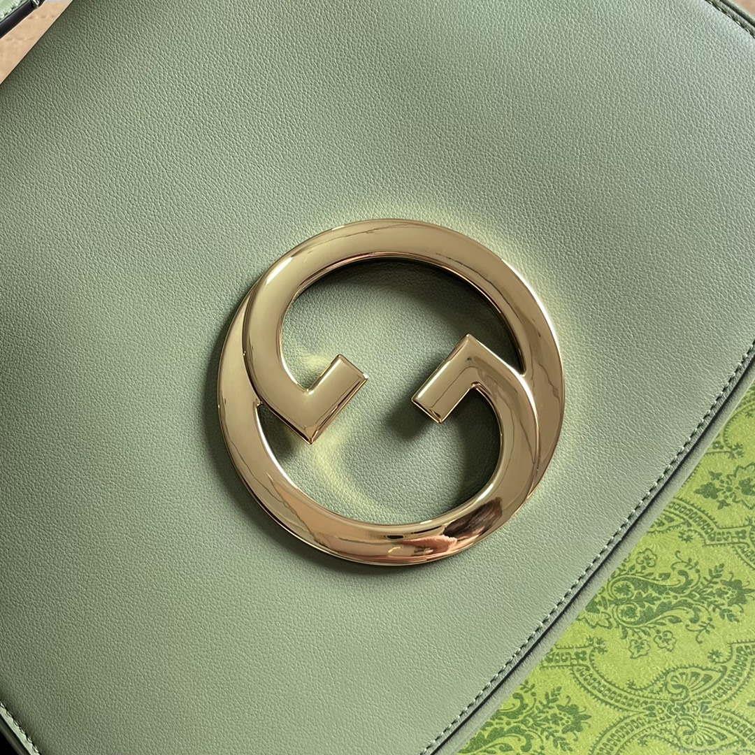 Gucci Blondie Medium top handle bag 721172 Green