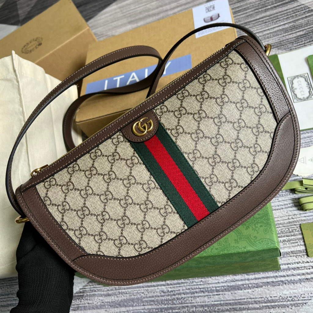 Gucci 674096 Ophidia large shoulder bag Brown
