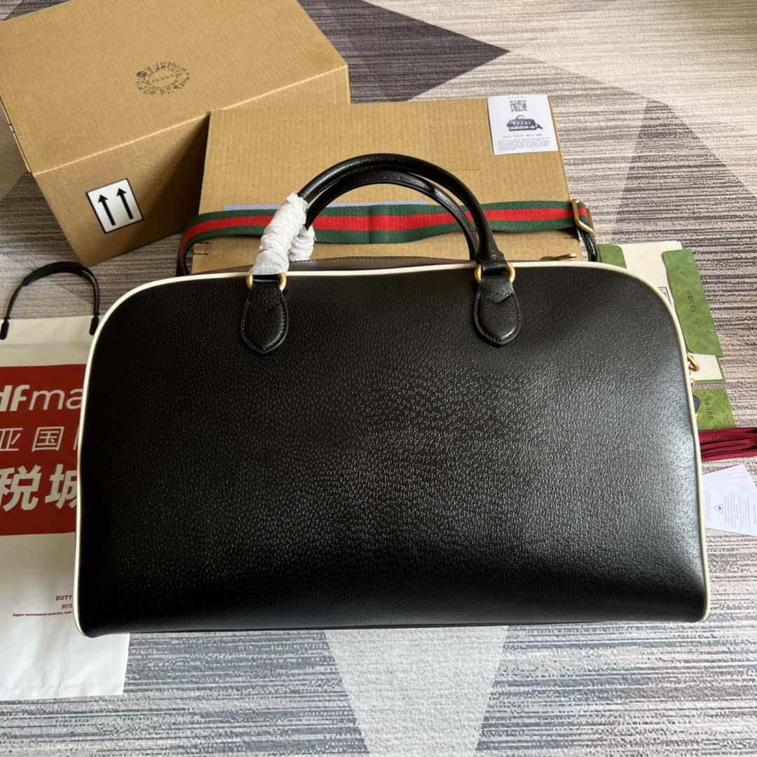 Adidas x Gucci large duffle bag 702422 Black