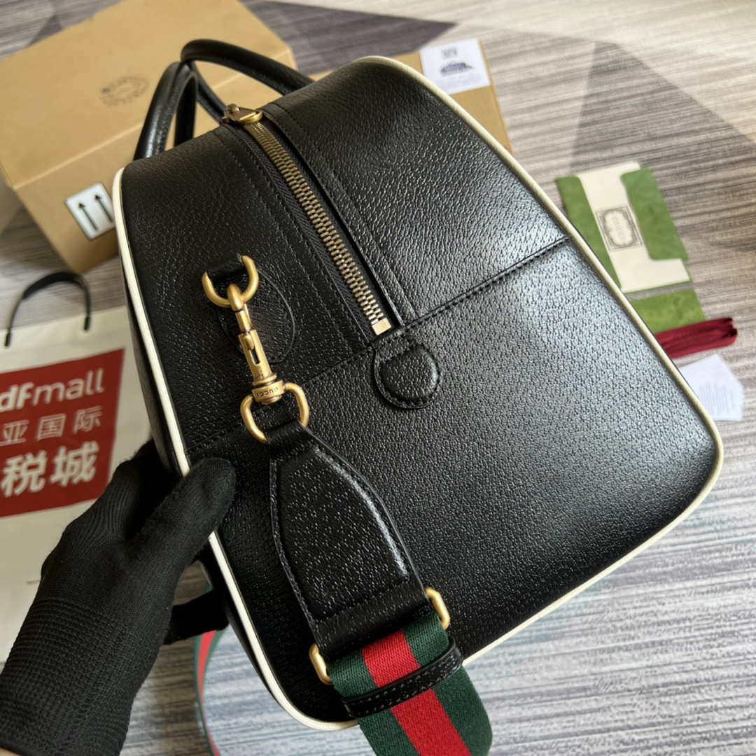 Adidas x Gucci large duffle bag 702422 Black