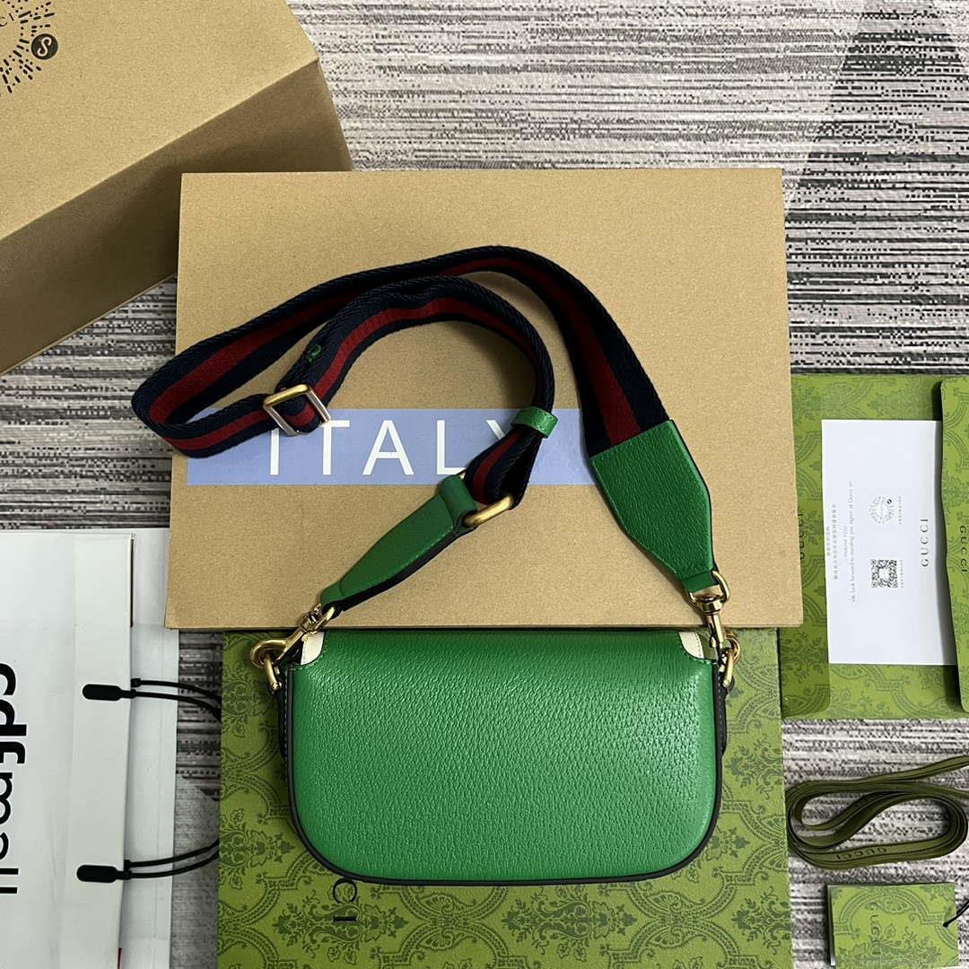Gucci 727791 Adidas X Gucci Mini Bag Green