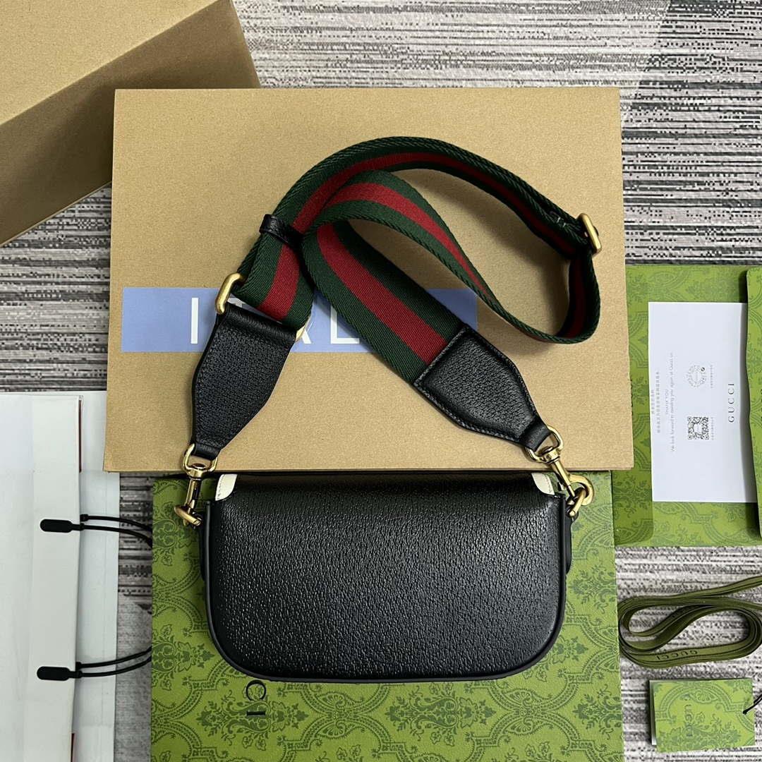 Gucci 727791 Adidas X Gucci Mini Bag Black