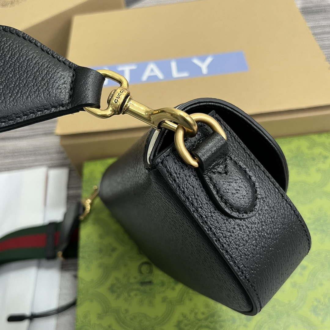 Gucci 727791 Adidas X Gucci Mini Bag Black