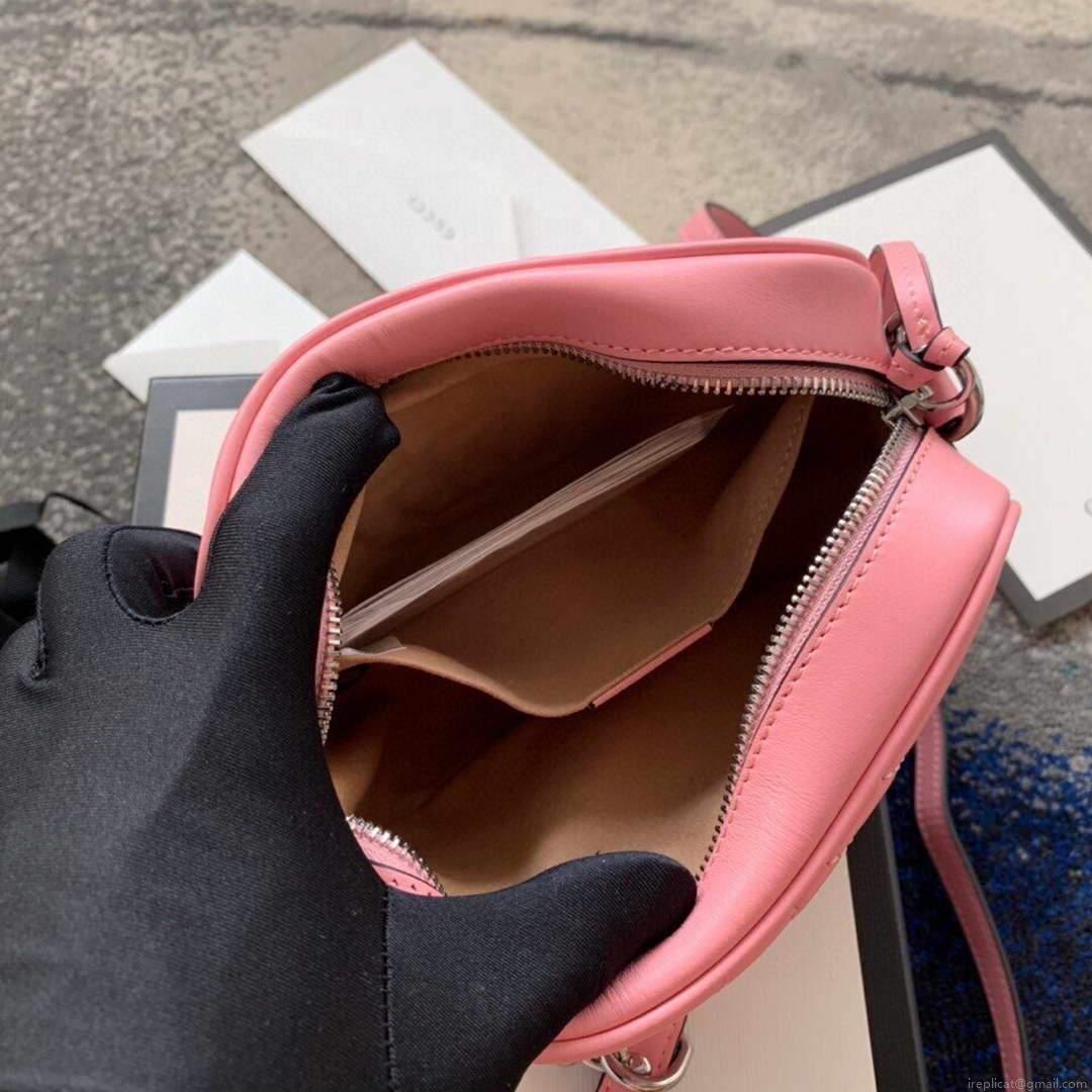 Gucci 448065 GG Marmont Matelassé Mini Bag Pink