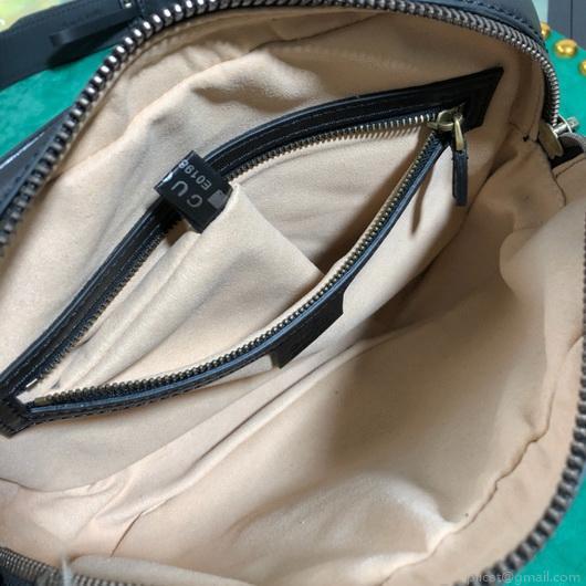 Gucci 523380 GG Marmont Matelassé Belt Bag 448065 Black