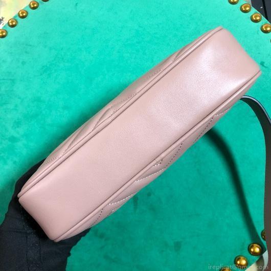 Gucci 523380 GG Marmont Matelassé Belt Bag 448065 Pink