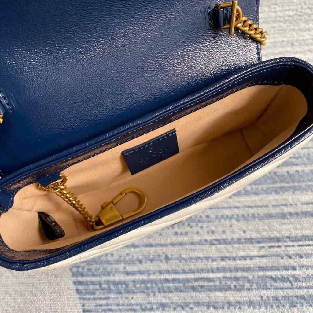 Gucci GG Marmont mini bag 574969 Beige