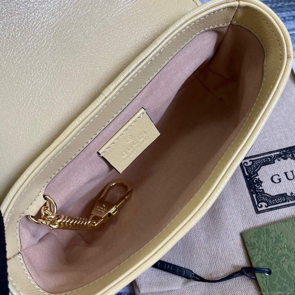 Gucci Online Exclusive GG Marmont mini bag Gucci 574969 Navy and Wine Red
