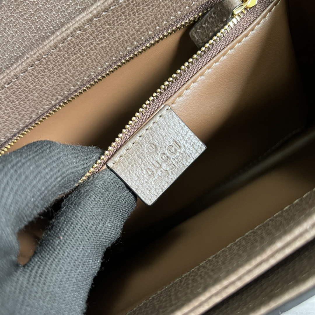 Gucci Horsebit 1955 shoulder bag 602204 brown with brown leather