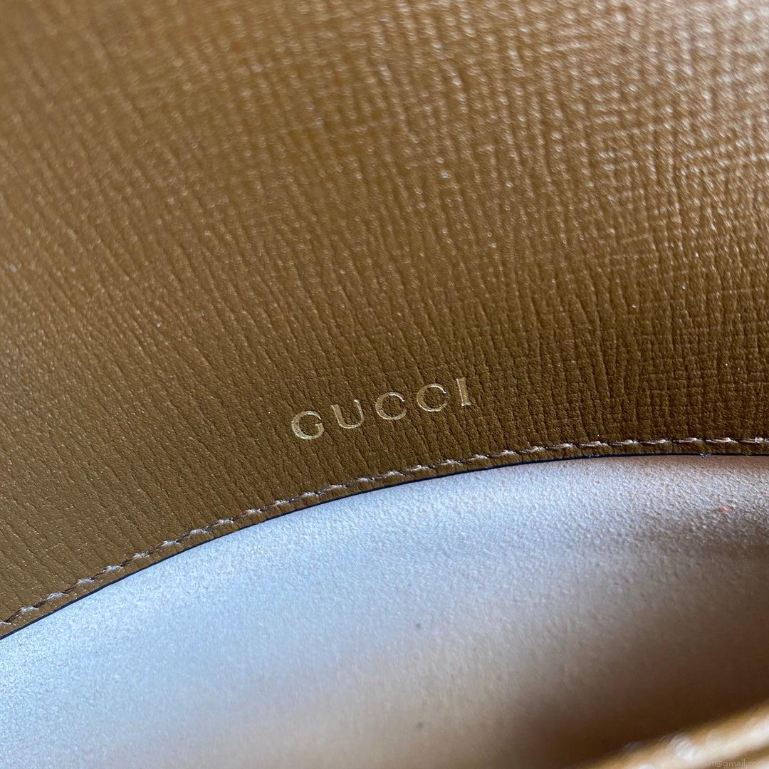 Gucci Horsebit 1955 shoulder bag 602204 Brown leather