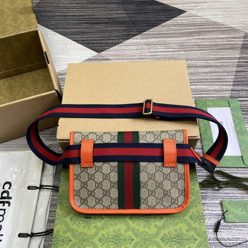 Gucci 752597 Ophidia GG Small Belt Bag Orange