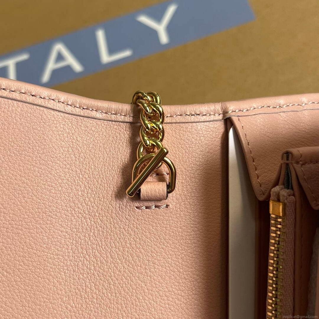 Gucci 725215 Gucci Blondie continental chain wallet Light pink