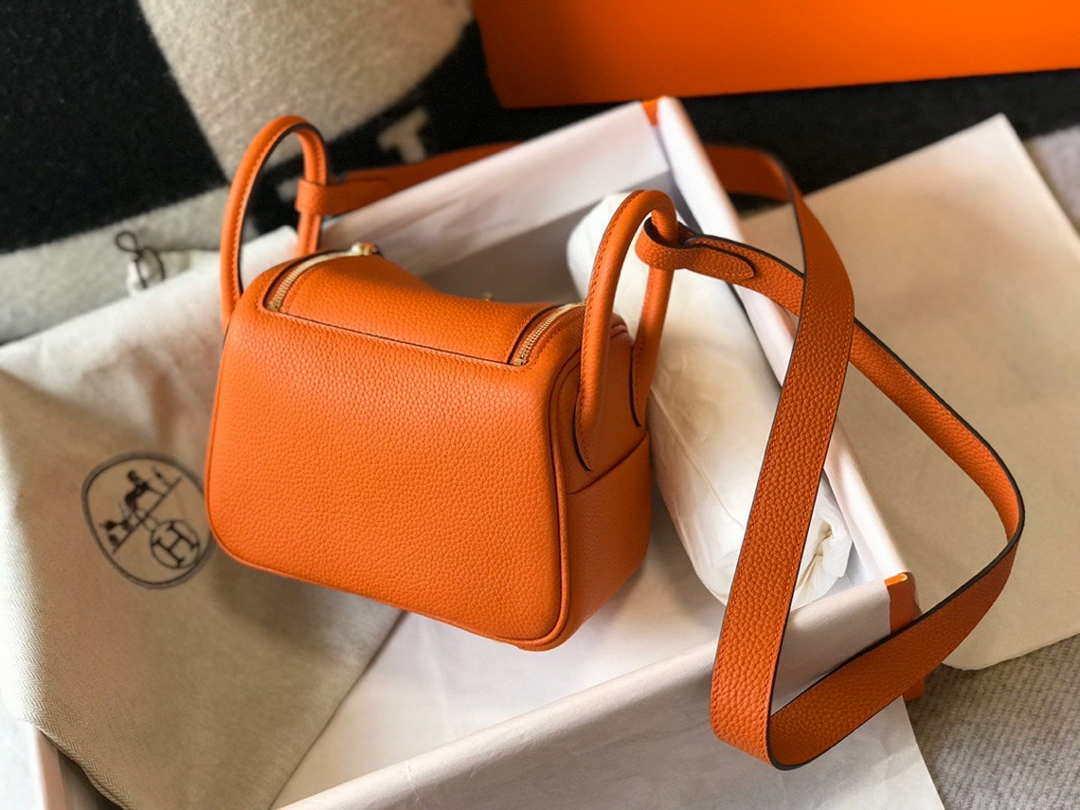 Hermes H079086CK18 Lindy Mini Bag 19cm Semi-manual H231908