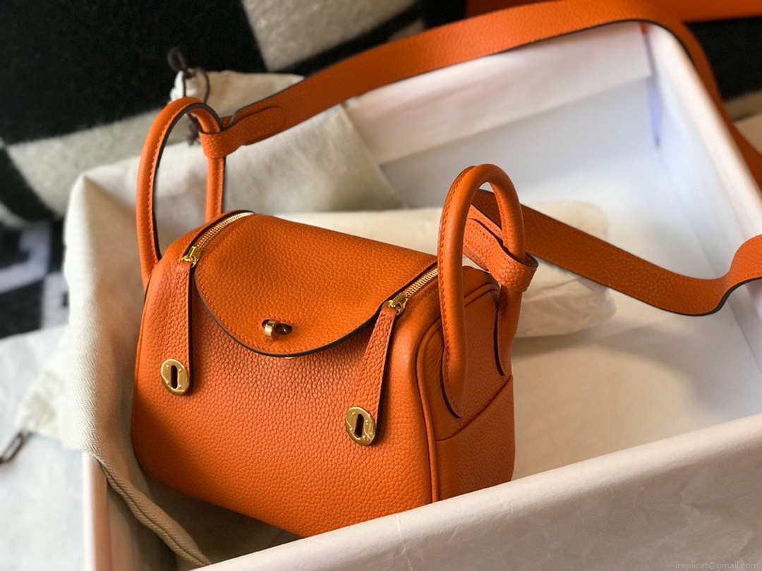 Hermes H079086CK18 Lindy Mini Bag 19cm Semi-manual H231908