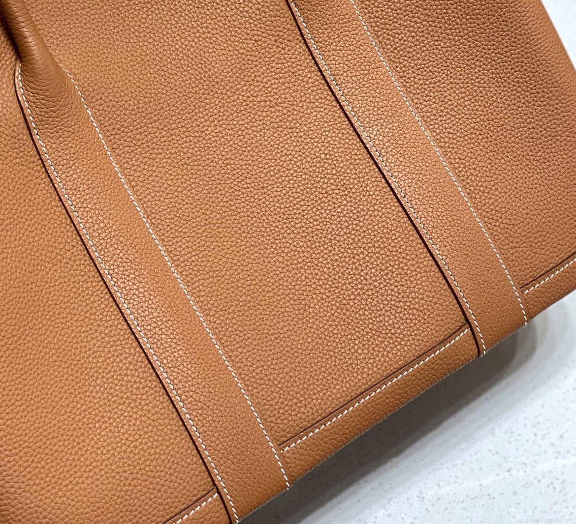 Hermes Brown Togo Medium Garden Party 36cm Bag H239054