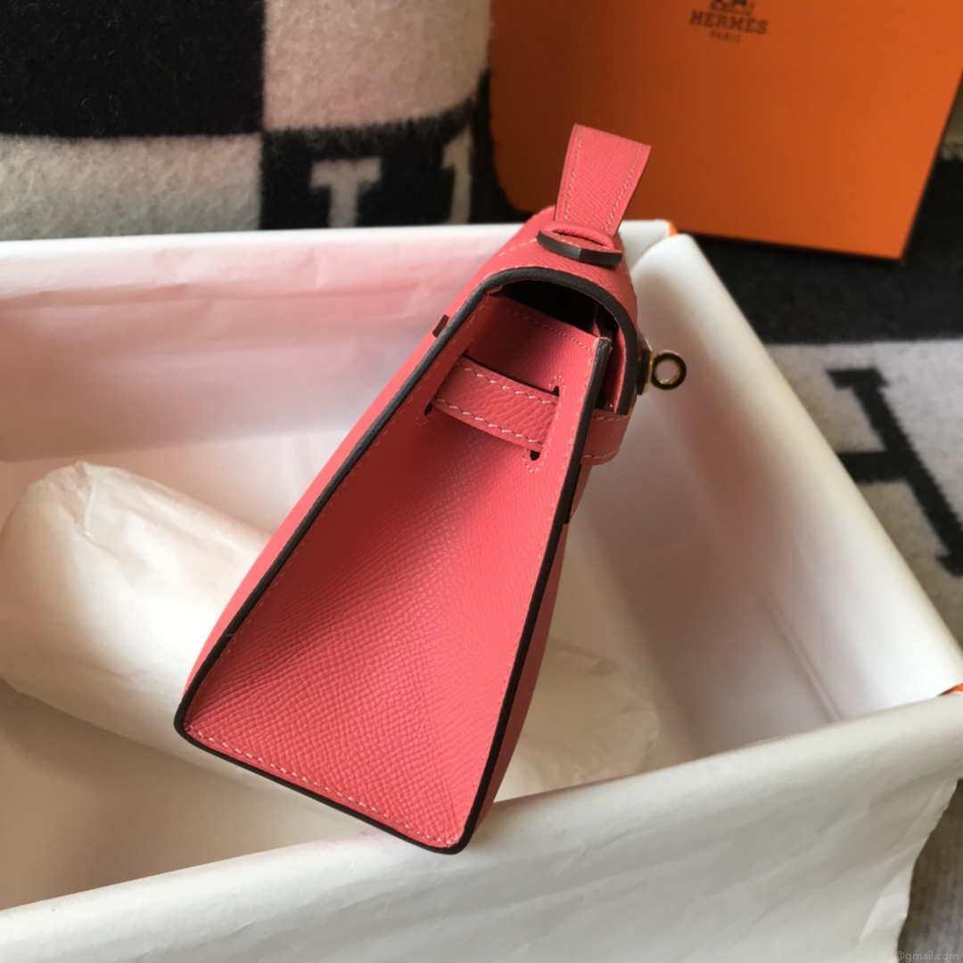 Hermes Mini Kelly Pouchette H230225 Epsom Leather Elipstick powder