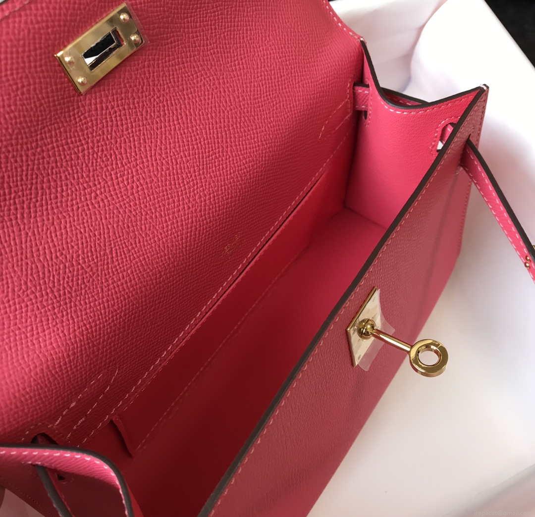 Hermes Mini Kelly Pouchette H230225 Epsom Leather Elipstick powder