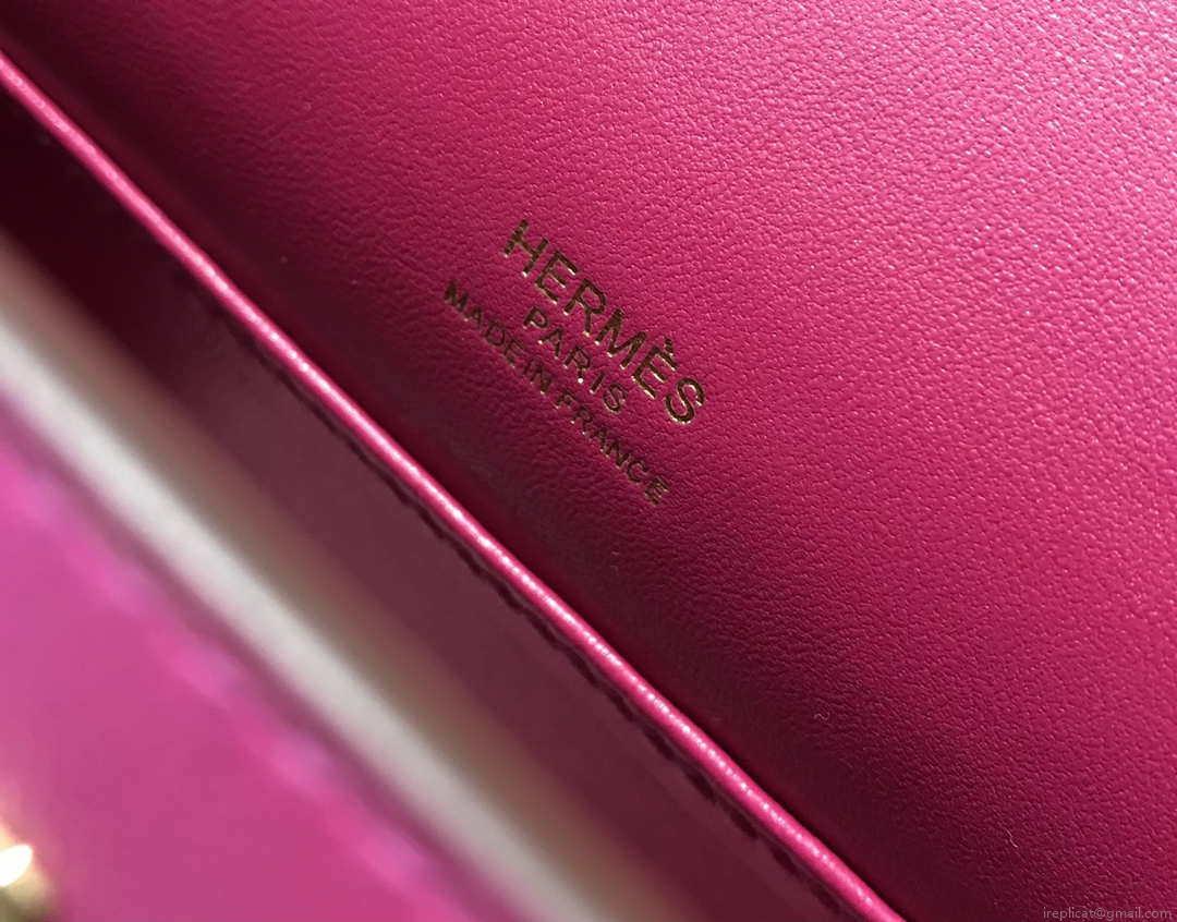 Hermes Kelly Pouchette Swift Leather clutch bag Gold H230275