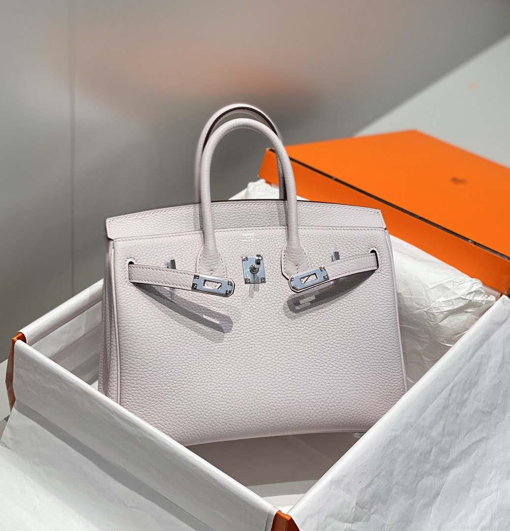 Hermes Birkin Designer Tote Bag Togo Leather 28568 Fantasy purple