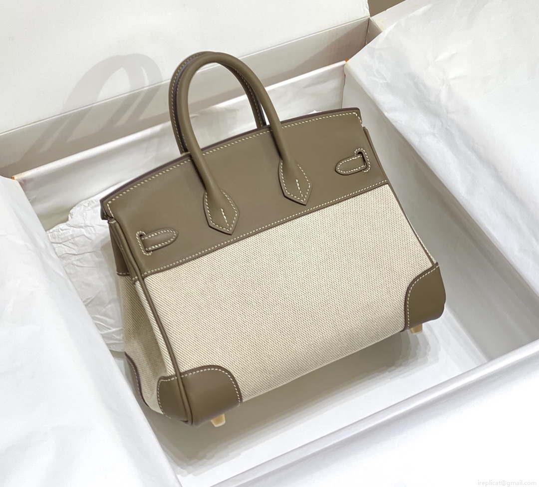 Hermes Birkin Tote Bag Swift leather with canvas 285900