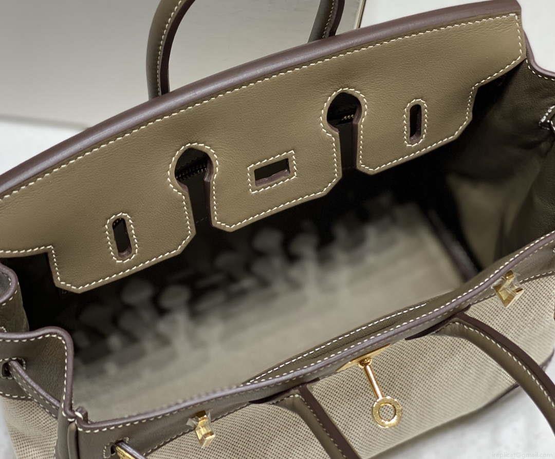 Hermes Birkin Tote Bag Swift leather with canvas 285900