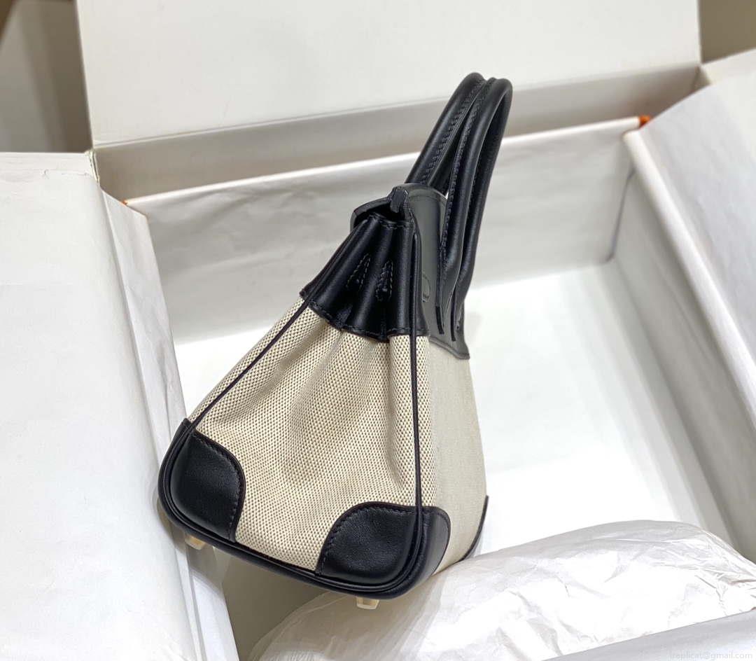 Hermes Birkin Tote Bag Swift leather with canvas 285901