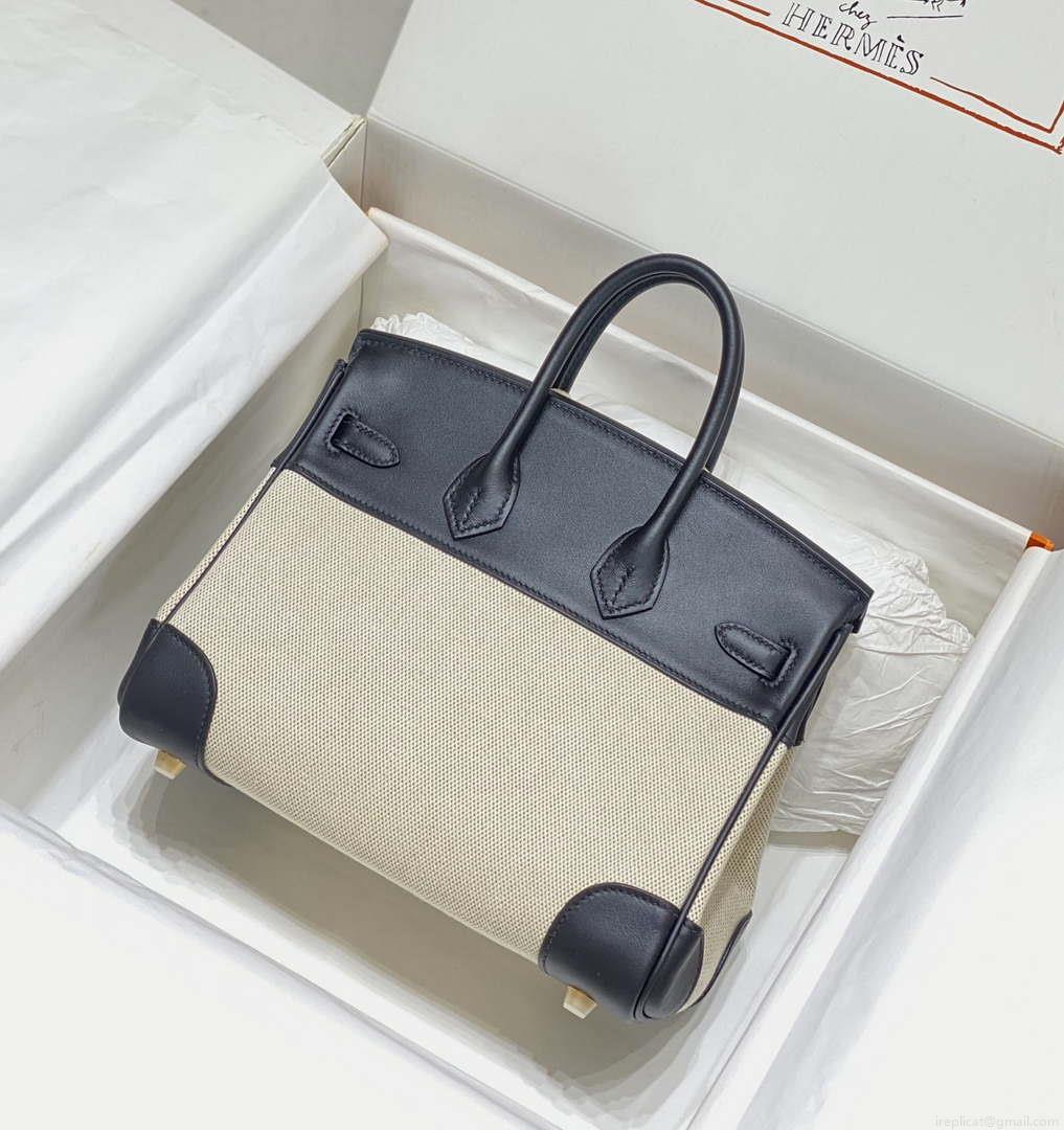 Hermes Birkin Tote Bag Swift leather with canvas 285901