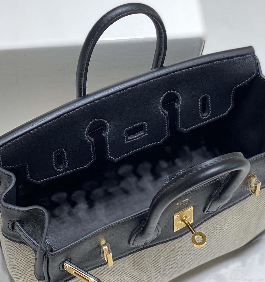 Hermes Birkin Tote Bag Swift leather with canvas 285901