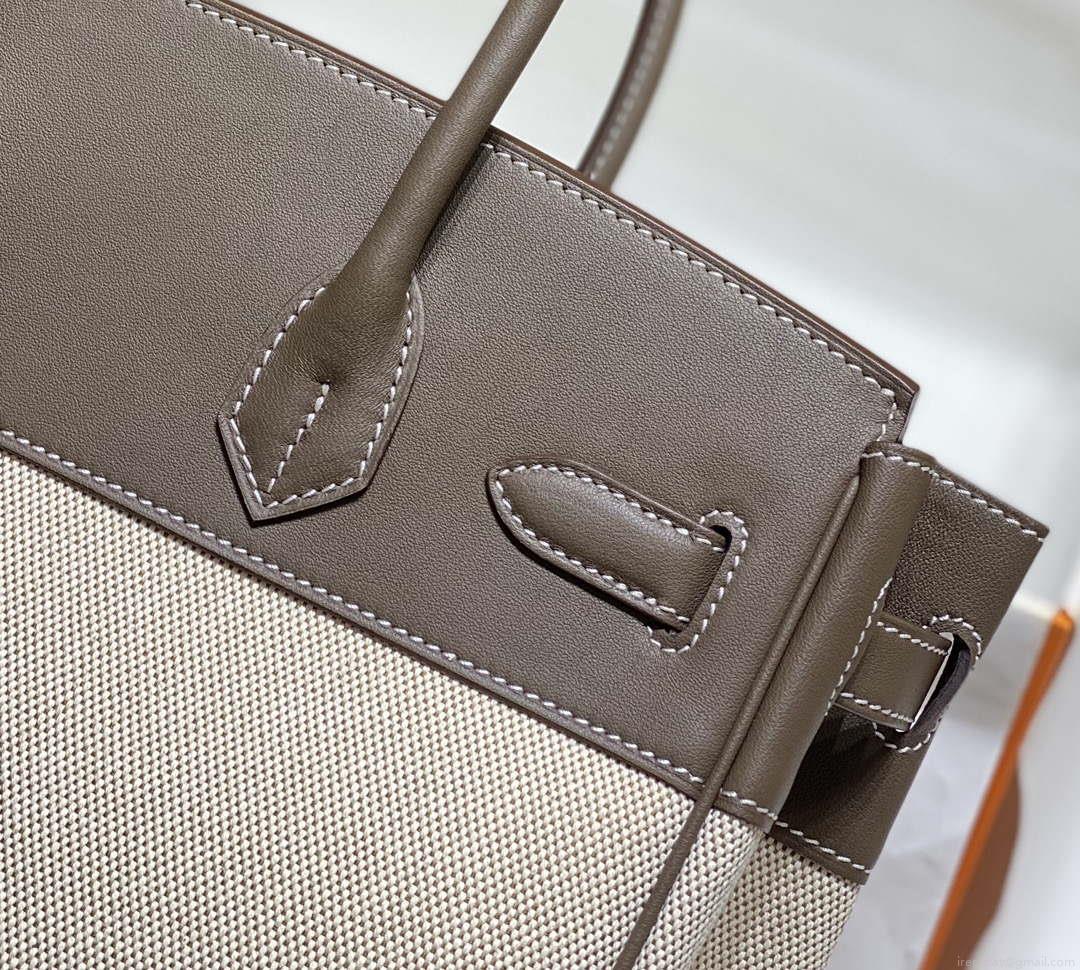 Hermes Birkin Tote Bag Swift leather with canvas 285902
