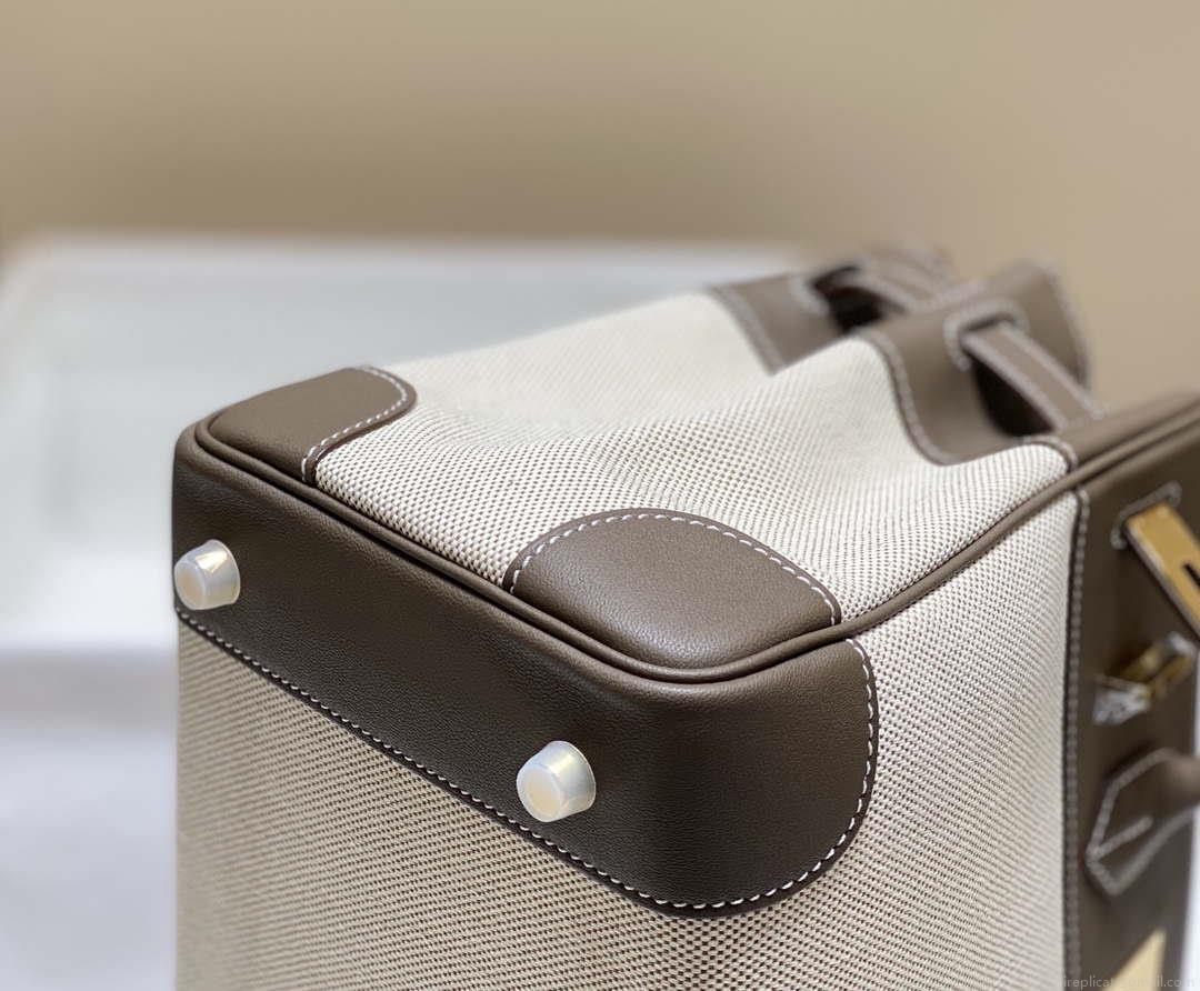 Hermes Birkin Tote Bag Swift leather with canvas 285902