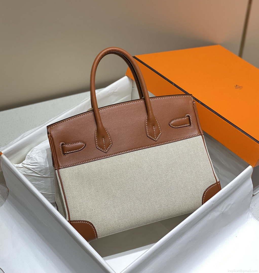 Hermes Birkin Tote Bag Swift leather with canvas 285903