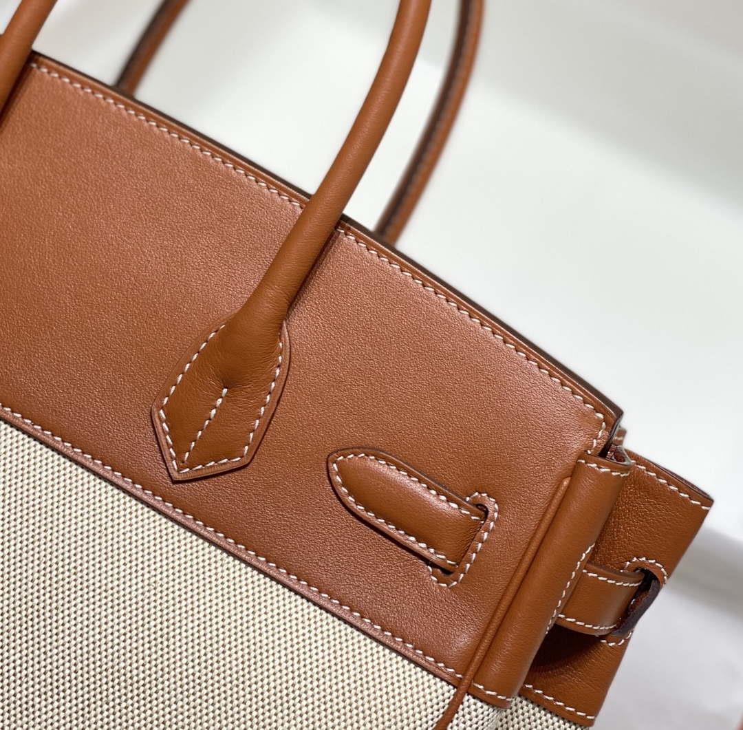 Hermes Birkin Tote Bag Swift leather with canvas 285903